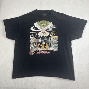 Green Day Dookie Album Promo Short Sleeve Grapic Shirt Black Men's XL Hole